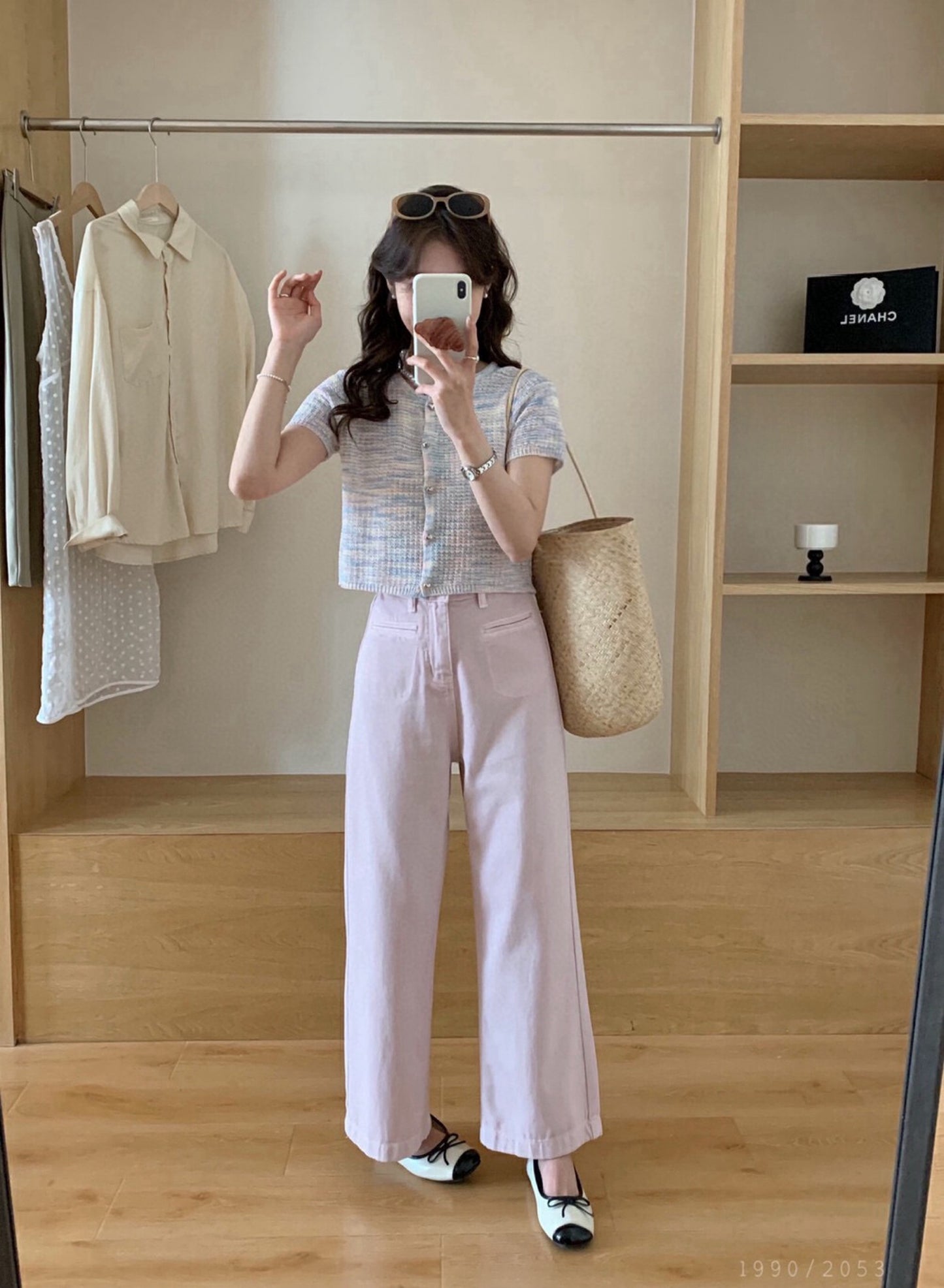 Kelly Designs Short Rainbow Mint Knit Top(Instock)