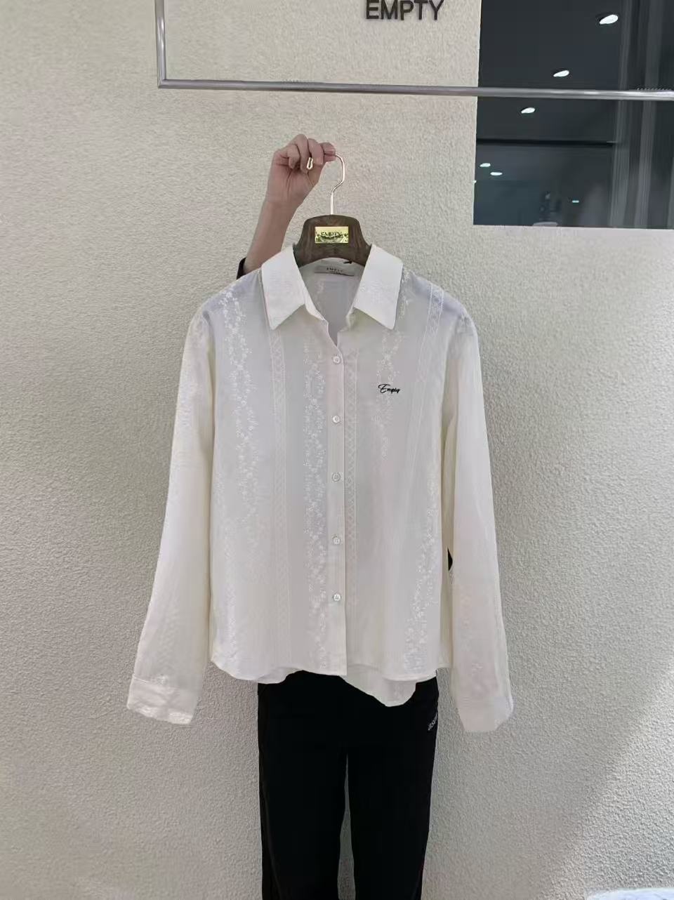 Korean APM Collection Beige Shirt (Instock)