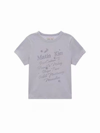 Matin Kim Glow Printing Crop Top - 3 Colors (Instock)