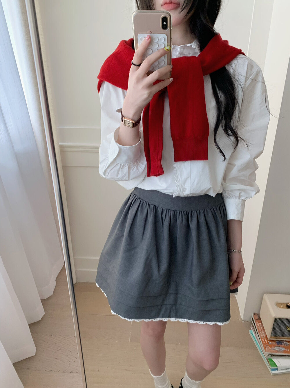 Kelly Designs Lace Layer Skirt-2 Colors（Instock)