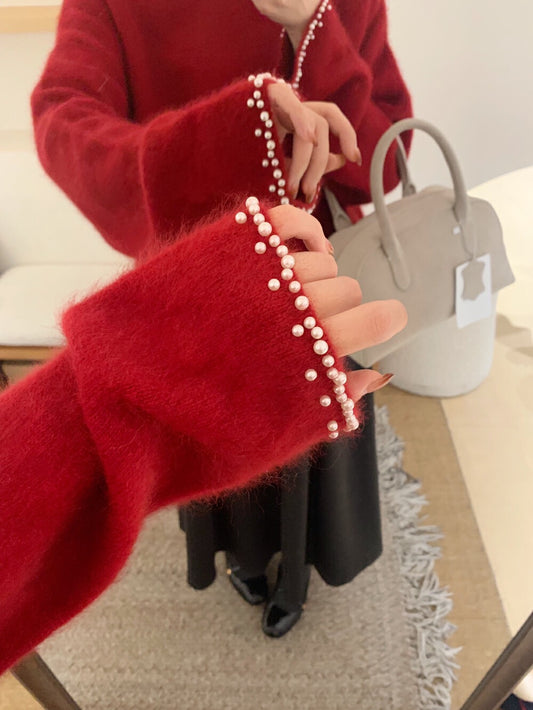 Kelly Designs Pearl Red Sweatshirt (Instock)