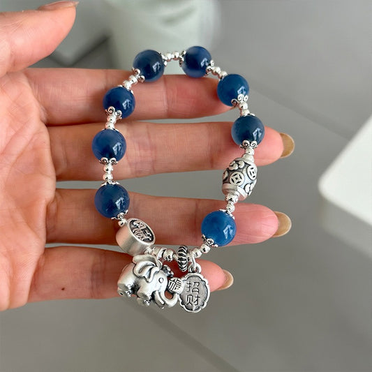 Kelly Designs Elephant Lucky Silver Bracelet (Instock)