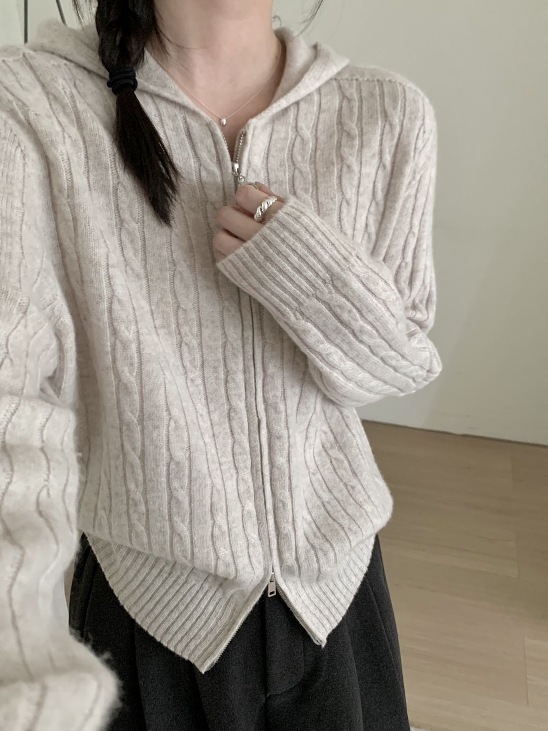 Kelly Designs Wool Multiple Colors Zip Up Cardigan (Instock)