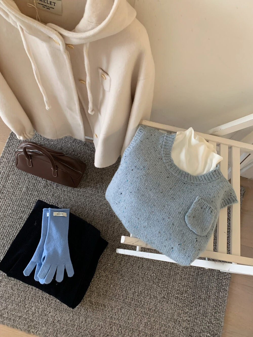 Kelly Designs Wool & Mohair Blend Knit Vest (Instock)