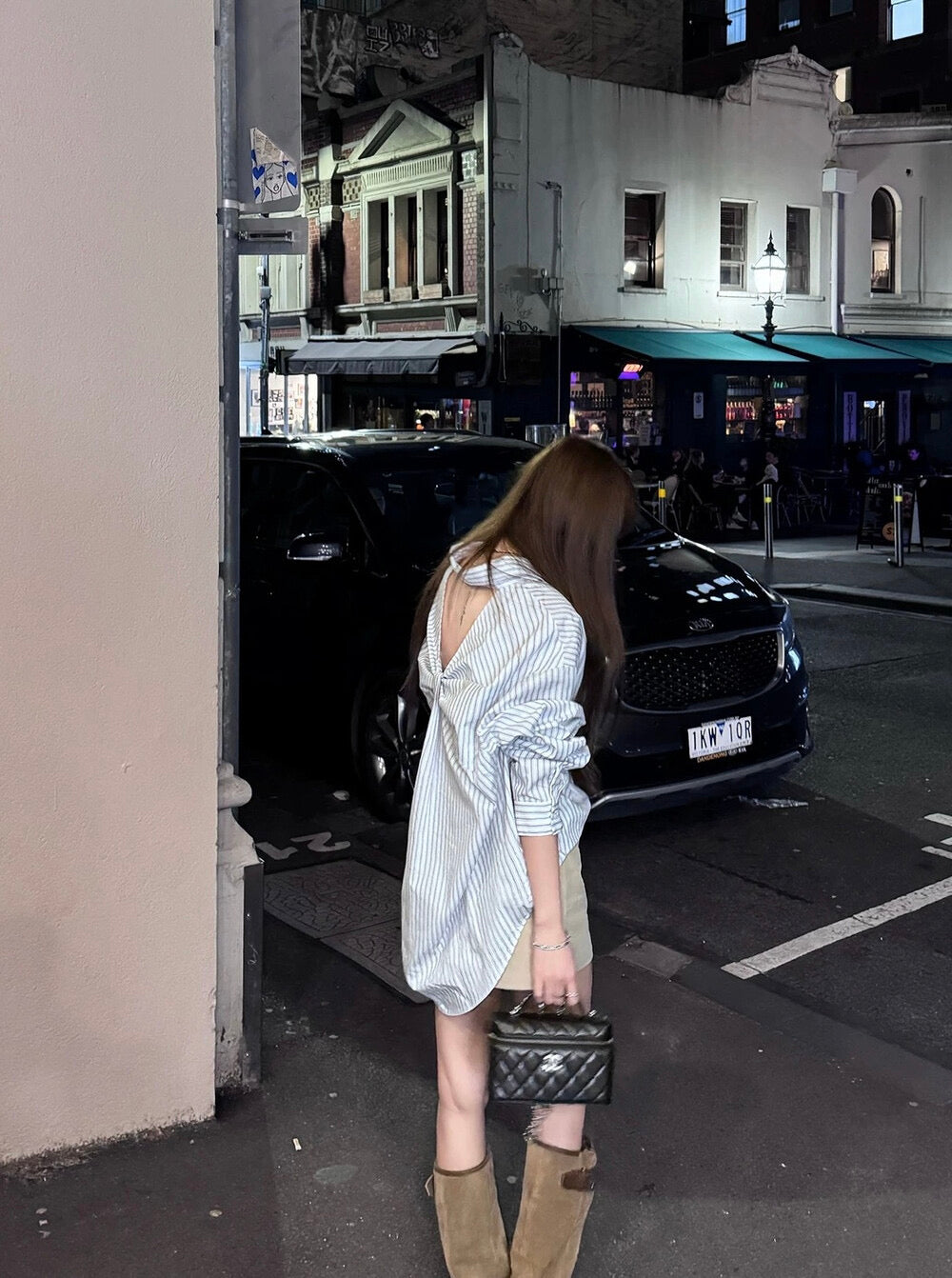 Kelly Designs 2 Colors Back Ribbon Shirt (Instock)