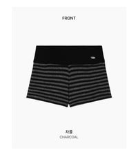 Korean Collection Striped Knit Shorts (Instock)