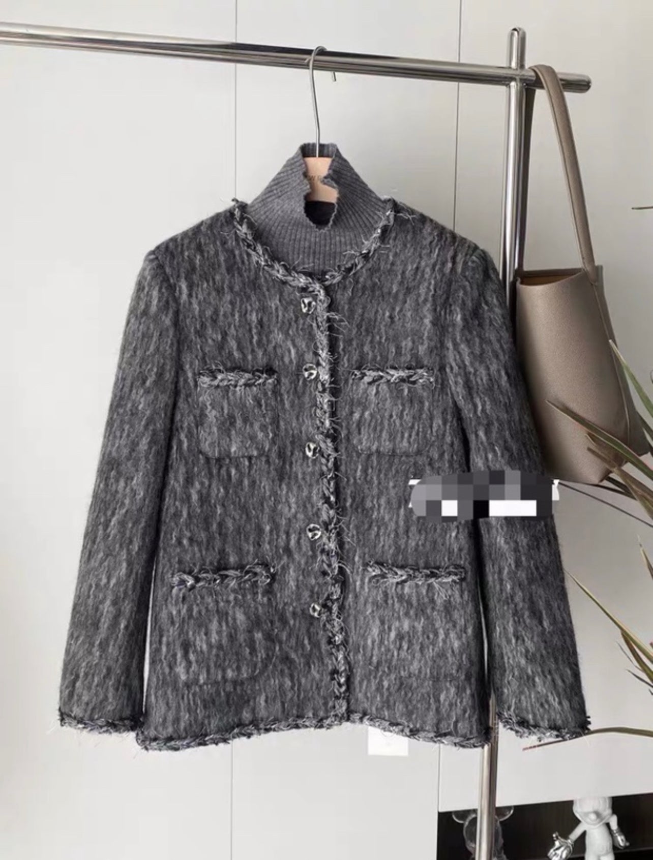 Kelly Designs Goose Down Coco Gray Coat(Instock)