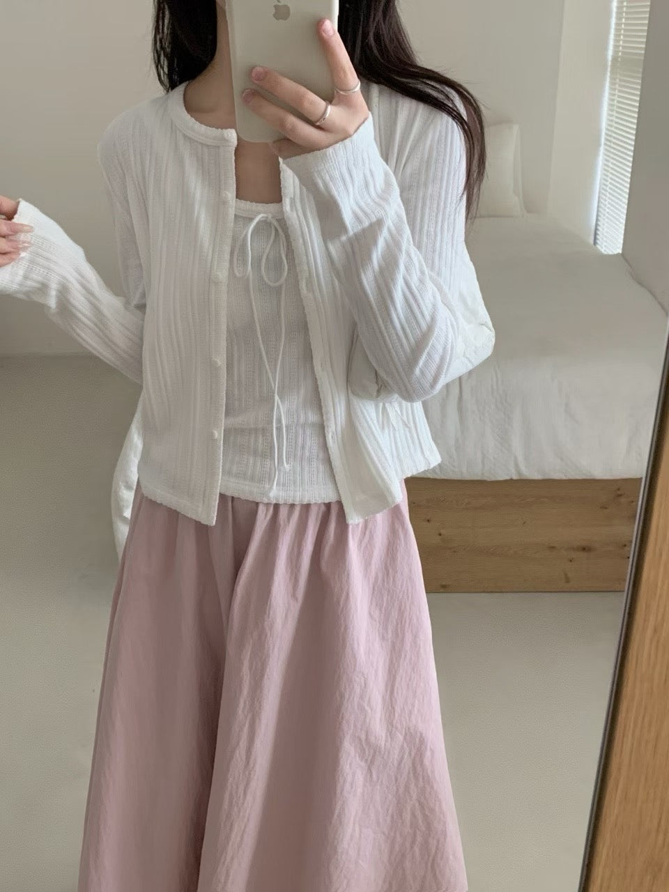 Kelly Designs Five Colors Cami Top and Cardigan Set (Instock)