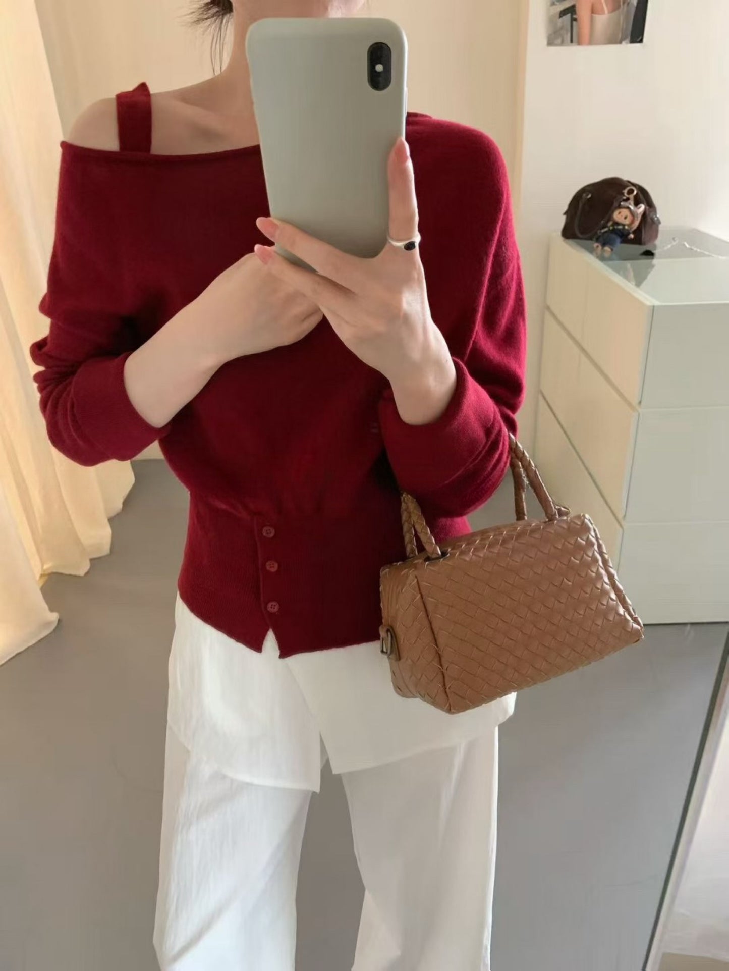 Kelly Designs Off Shoulder Red Top (Instock)