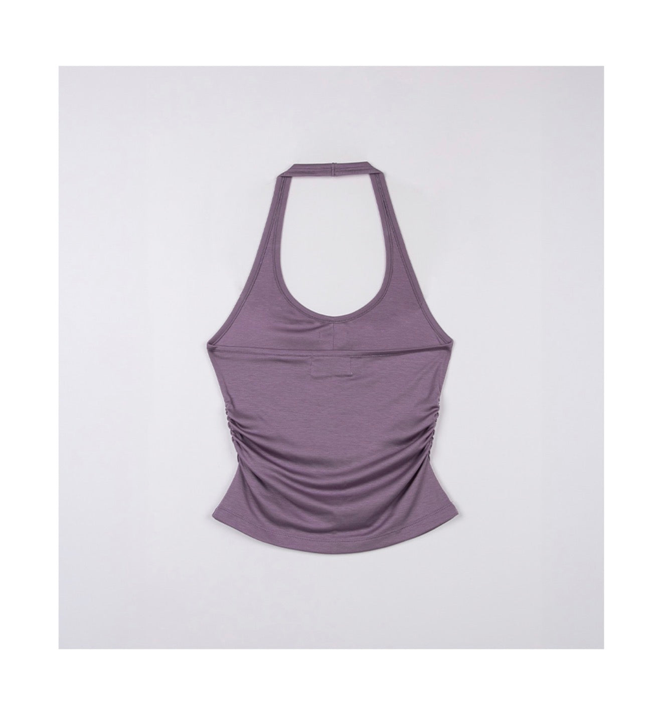 Rolarola HALTER LAYERD T-SHIRT SET PU+M/GY（Instock）
