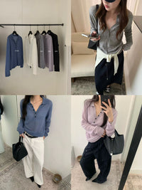Kelly Designs Soft Collar Knit Top (Instock)