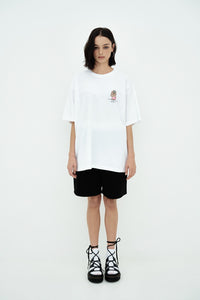 ADLV TANNING OPANCHU USAGI BASIC LOGO SHORT SLEEVE T-SHIRT WHITE (Instock)