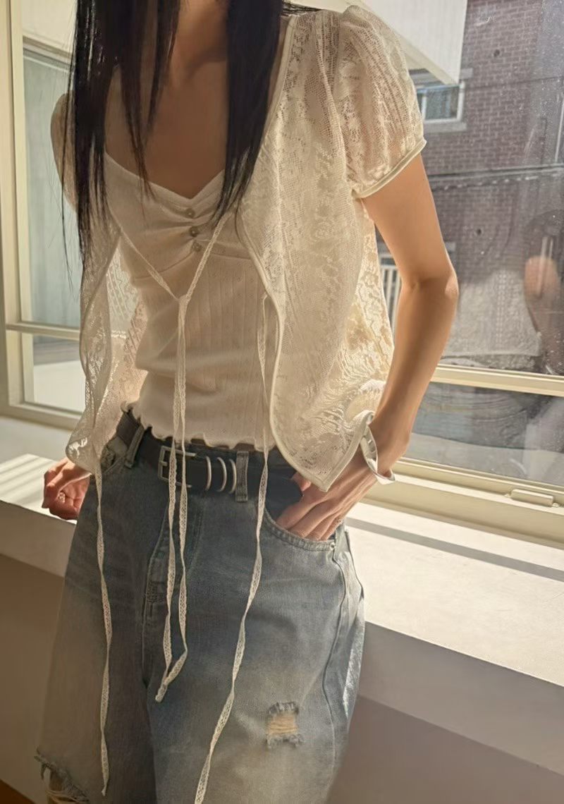 Korean APM collection Lace Shirt (Instock)