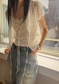Korean APM collection Lace Shirt (Instock)