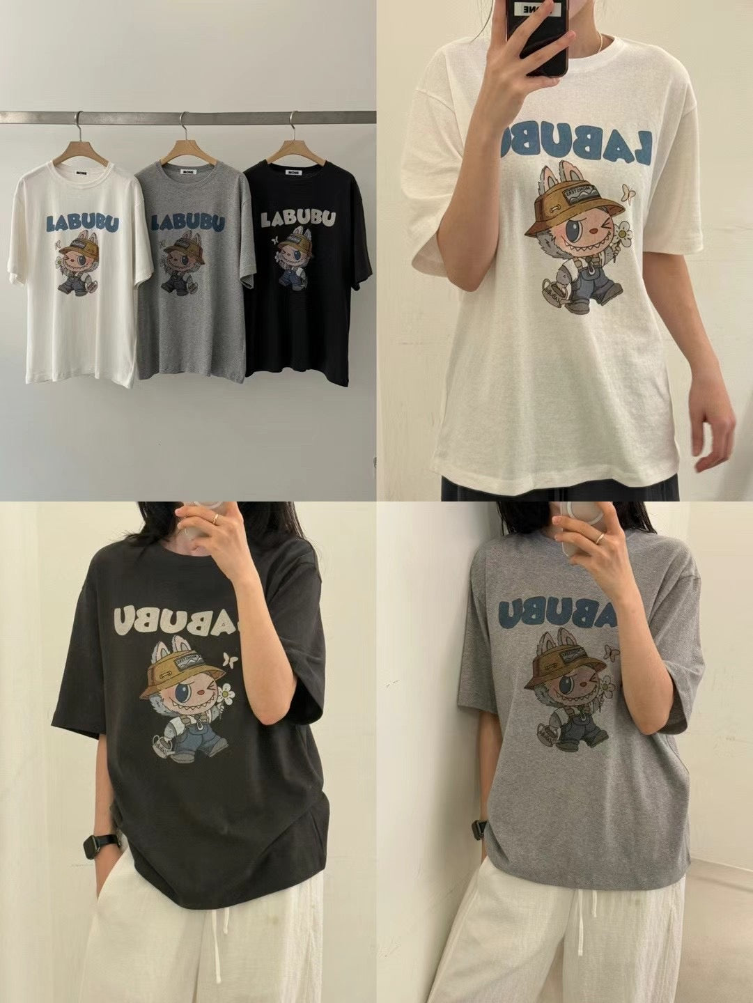 Korean APM Collection
 Labubu Graphic T-Shirt (Instock)