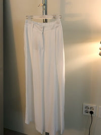 Korean Semi-Elastic Waist Wide Leg Pants (Instock)