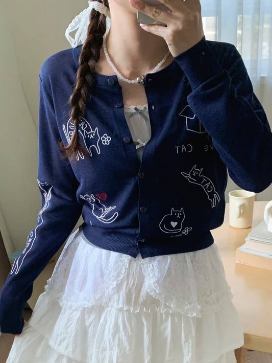 Korean APM Collection Cartoons Cardigans (Instock)