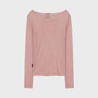 Gila Archive Star Wing Sheer Graphic Long Sleeve Top – Pink (Instock)