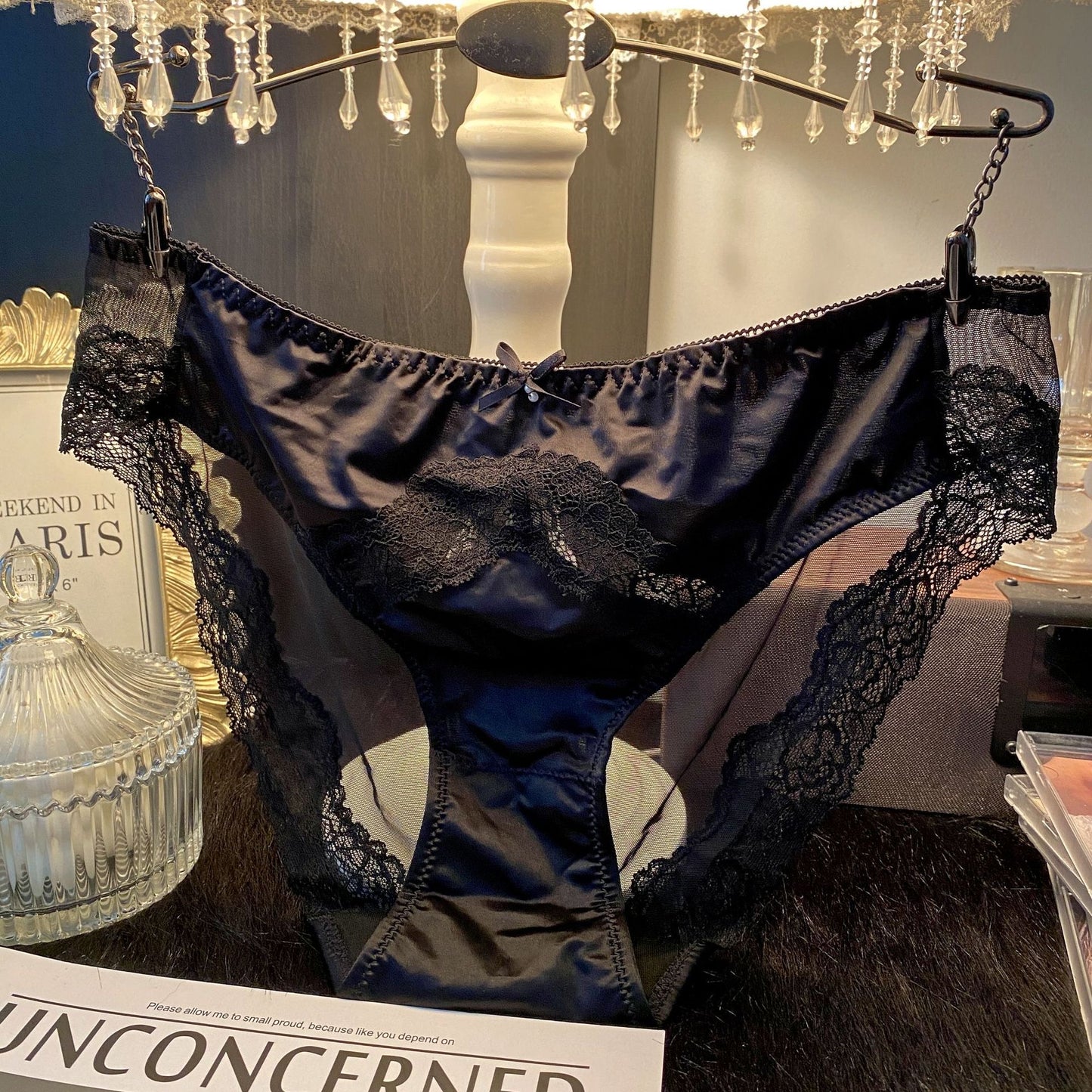 Kelly Designs Black Lace Underwear(Instock)