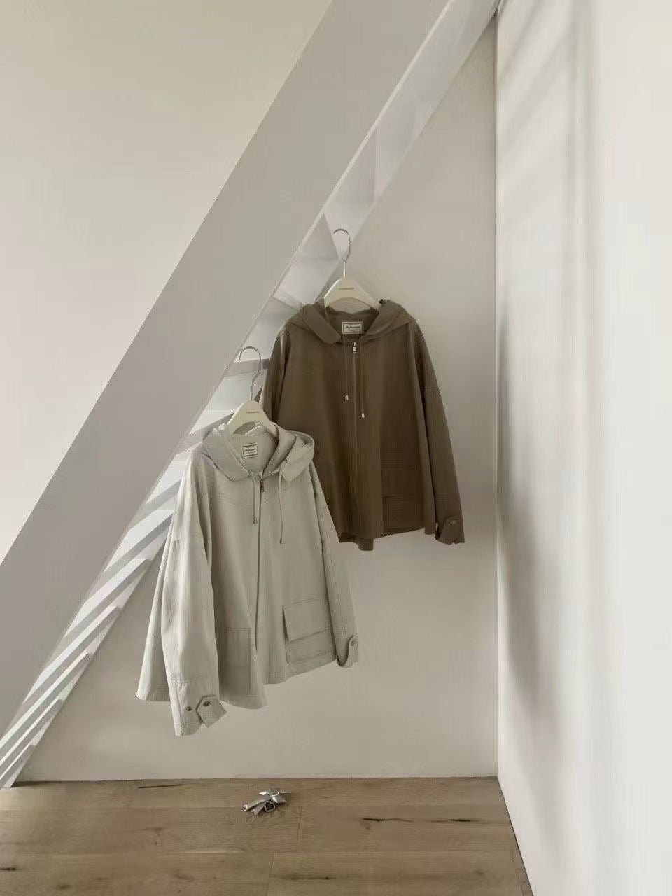 Kelly Designs Oversize Three Colors Hooded Trench Coat (Instock)