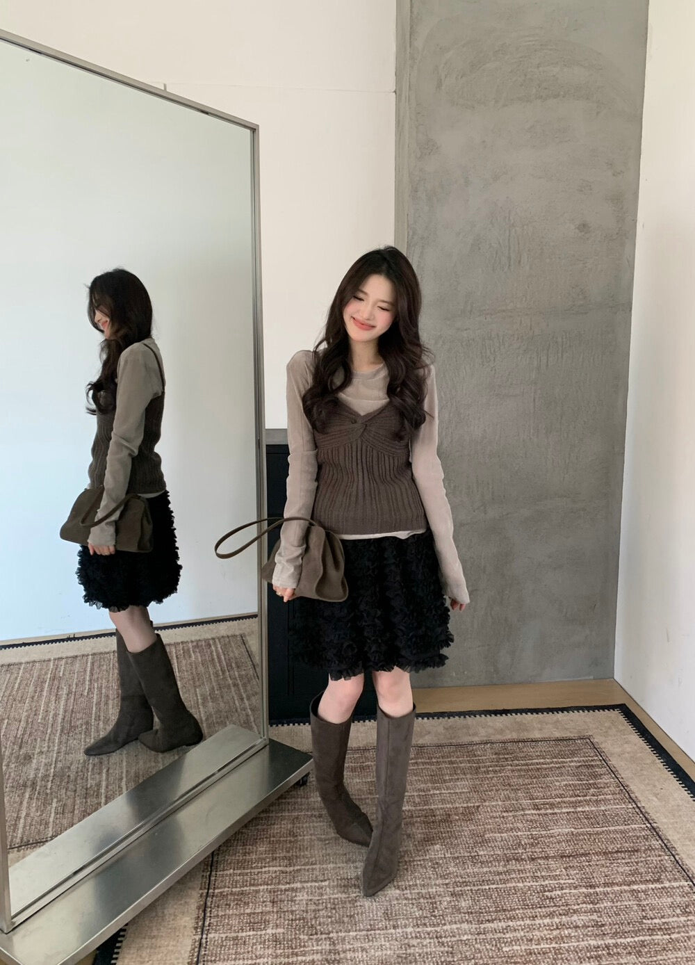 Kelly Designs Sweet Grey Top Set (Instock)