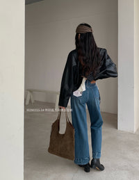 Kelly Designs Soft Navy Jeans(Instock)