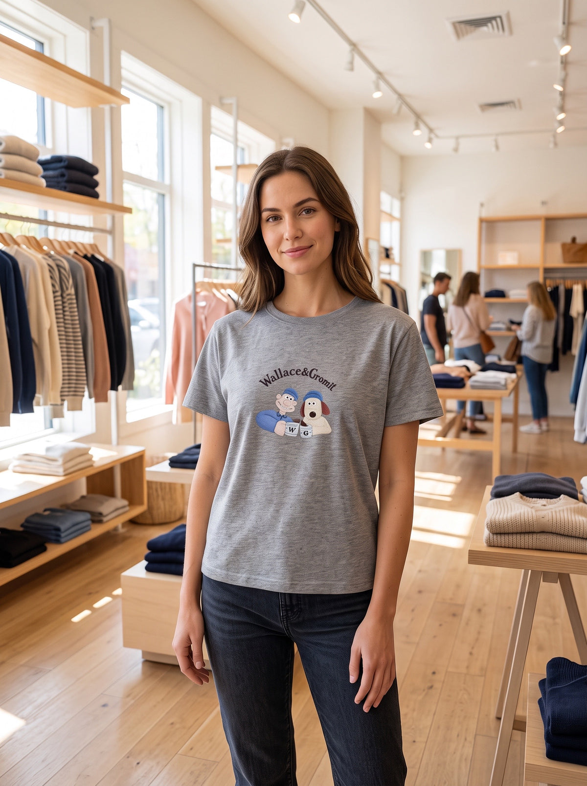 Kelly Designs Gromit Grey Tshirt（Instock)