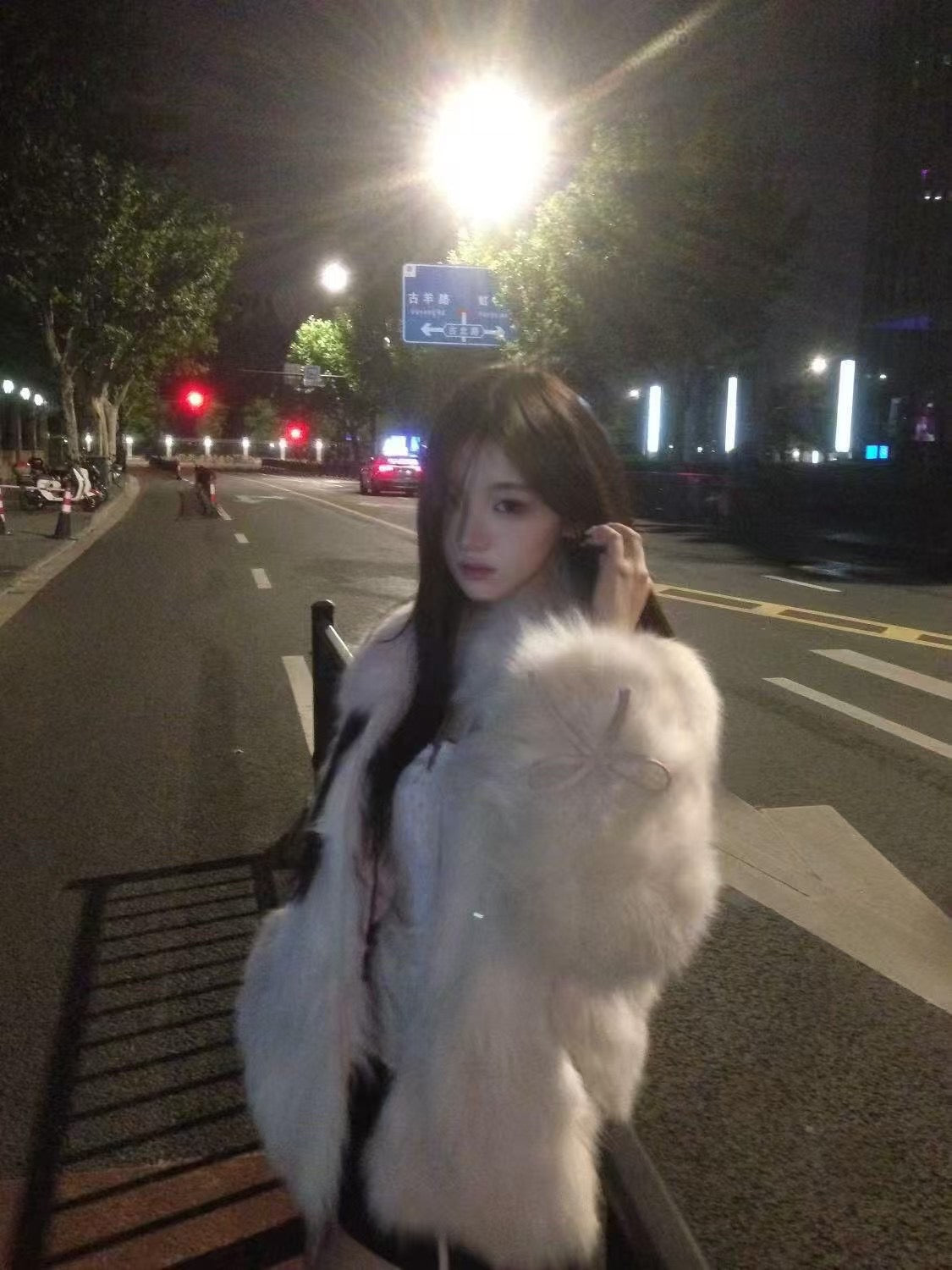 Kelly Designs Pink Fox Fur Coat with Bow Detail (Instock)