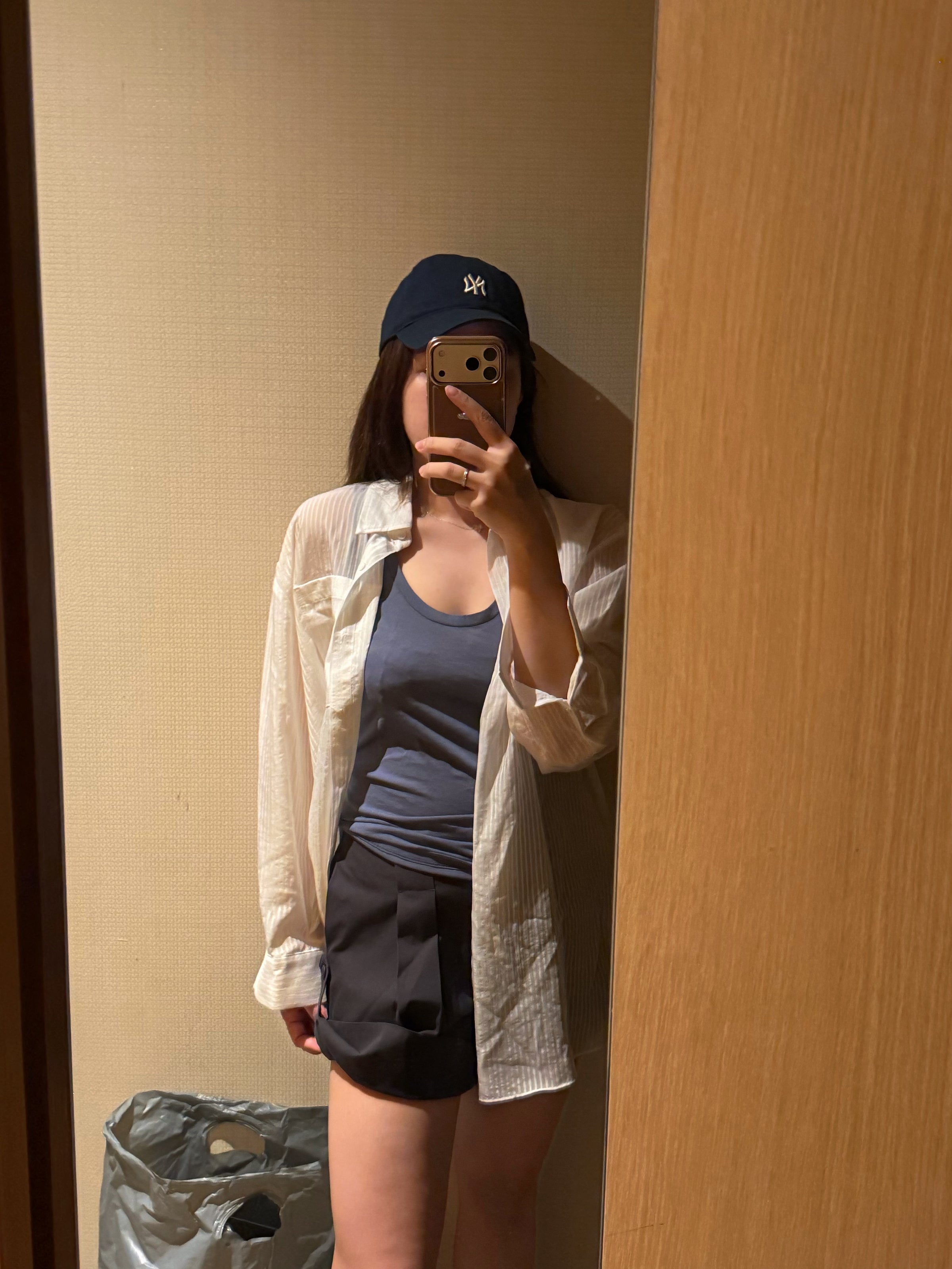 Korean APM Collection Tank Top, White Shirt and Shorts (Instock)