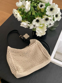 Korean APM Collection Knitting Leather Bag (Instock)