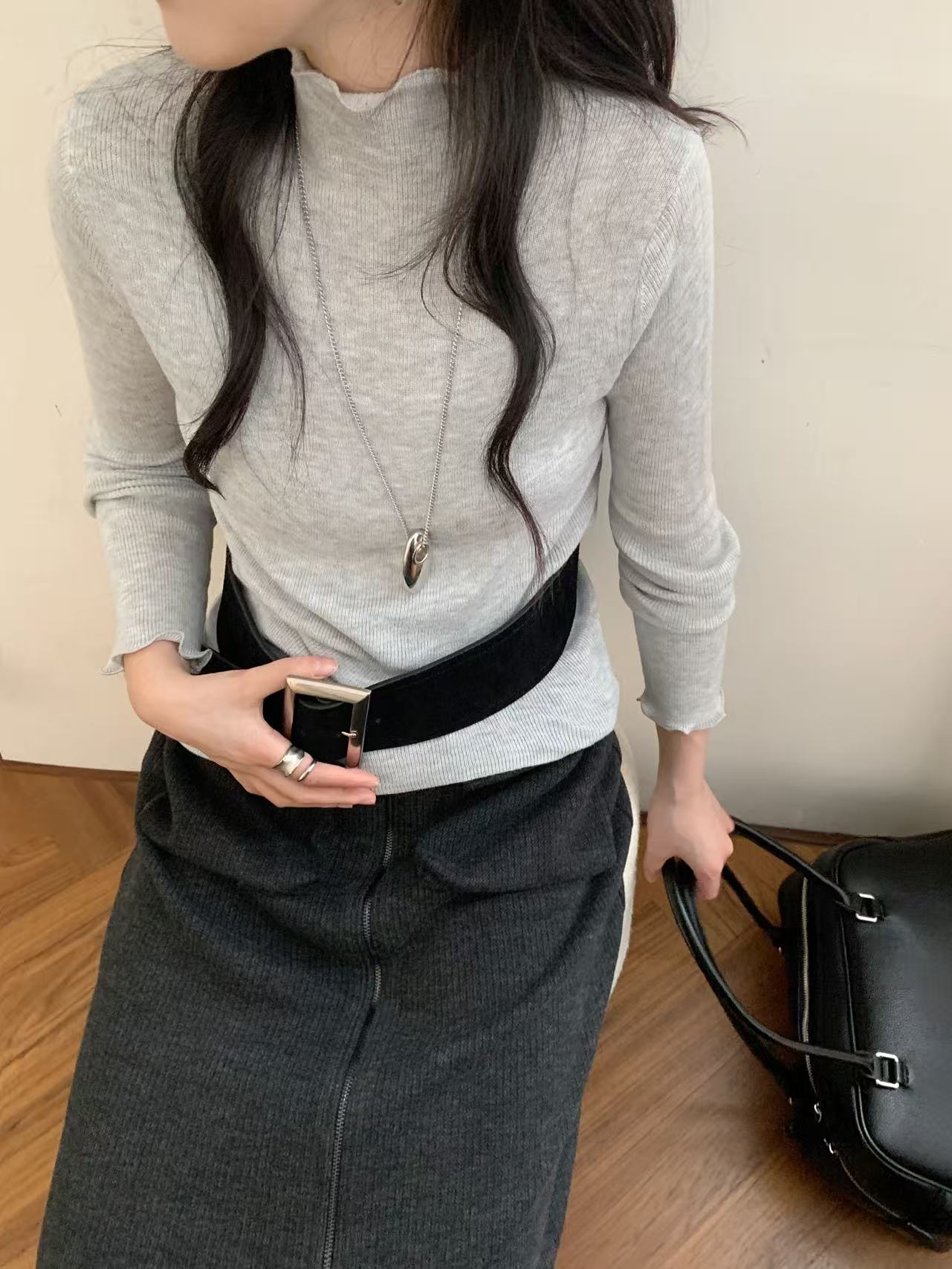 Kelly Designs Multiple Colors Mid Neck Wool Top (Instock)