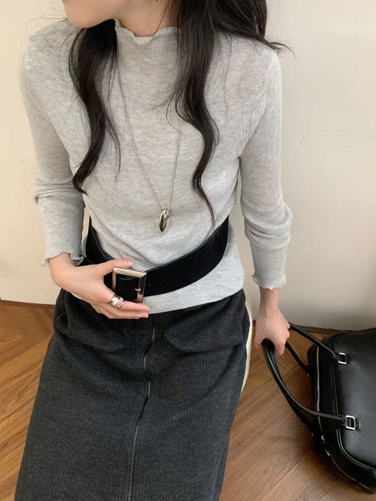 Kelly Designs Multiple Colors Mid Neck Wool Top (Instock)