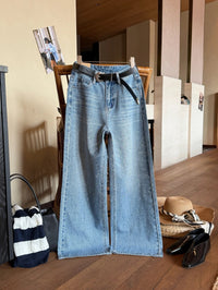 Kelly Designs Rhinestone Wide Leg Jeans (Instock)