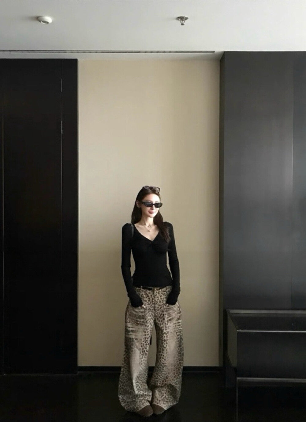 Kelly Designs Twist-Front V-Neck Slim Fit Base Top – Soft & Flattering (Instock)