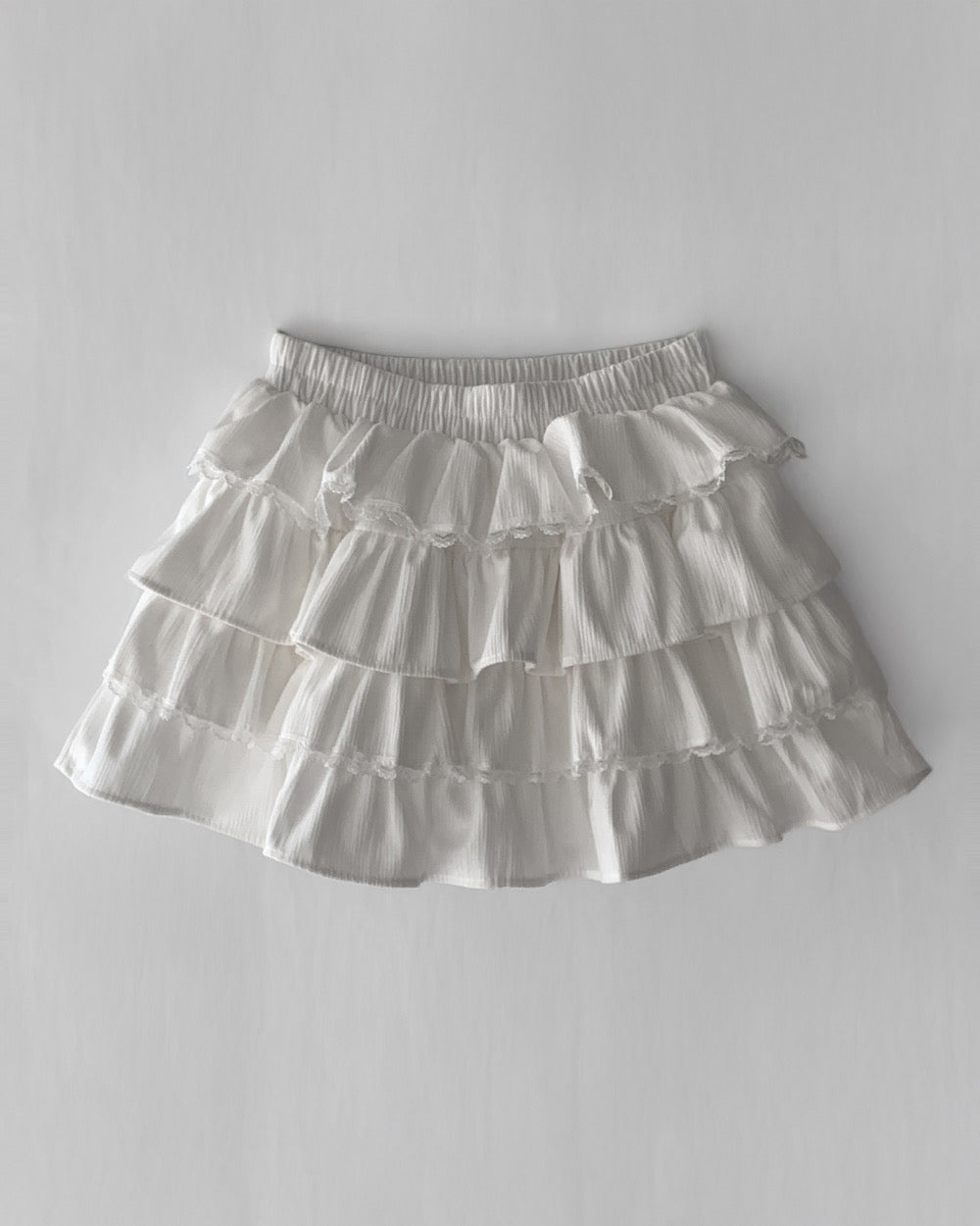 Korean Brand Day Layer Black & White Skirt (Preorder)