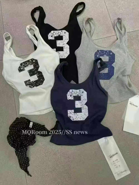 Kelly Designs multiples Colors Number Bra Top (Instock)