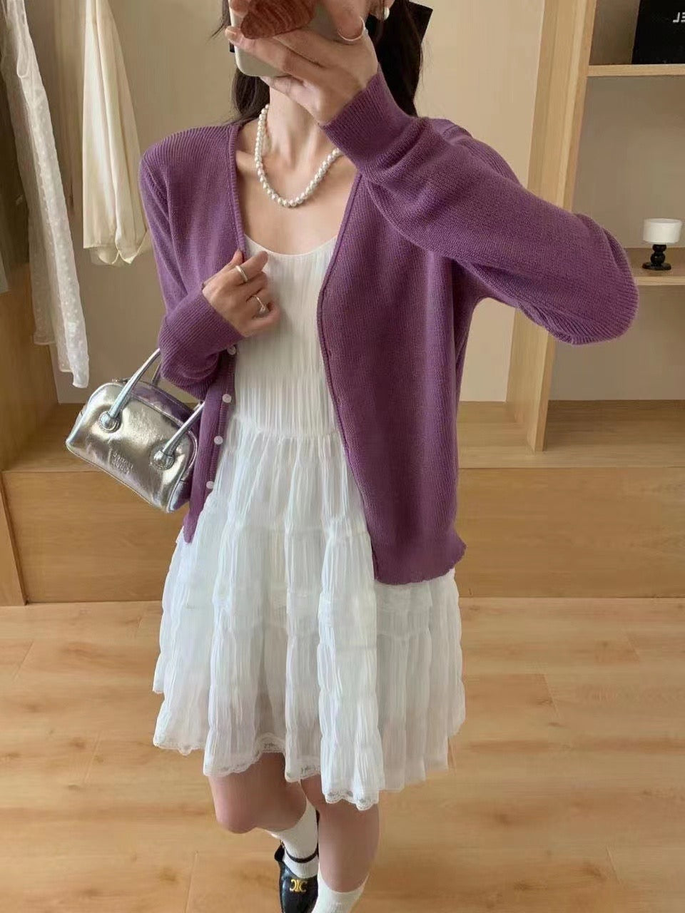 Kelly Designs Purple Cardigan(Instock)