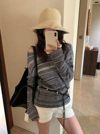 Kelly Designs Lightweight Hollow Knit Sweater – 4 Colors (Instock)