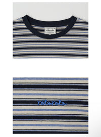 Rolarola Stripe Long Sleeve T-Shirt – Navy & Ivory (Instock)