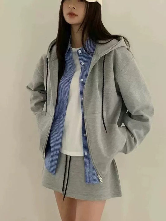 Korean APM Collection Zip Up Jacket-2 Colors (Instock)