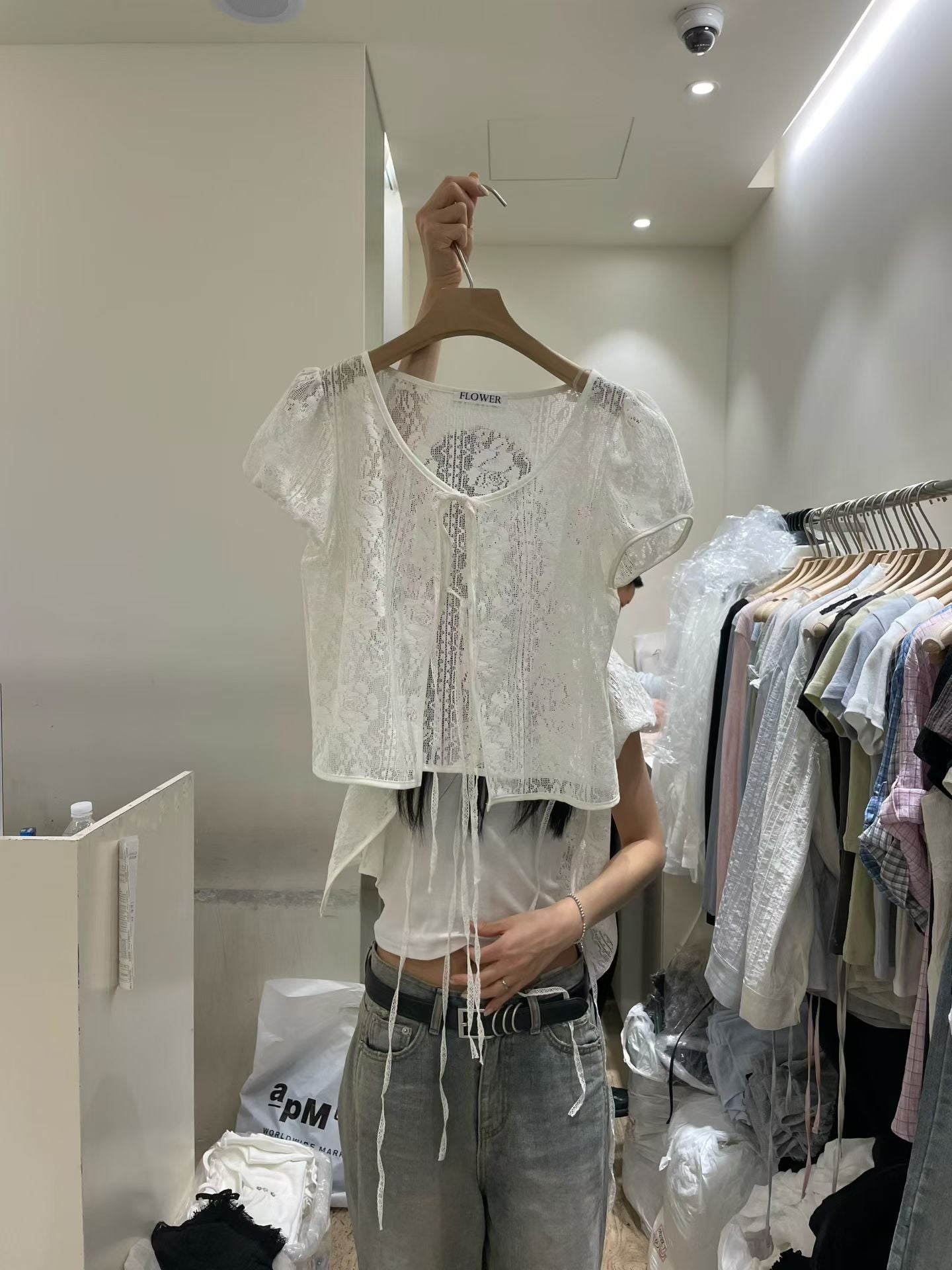 Korean APM collection Lace Shirt (Instock)
