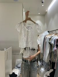 Korean APM collection Lace Shirt (Instock)