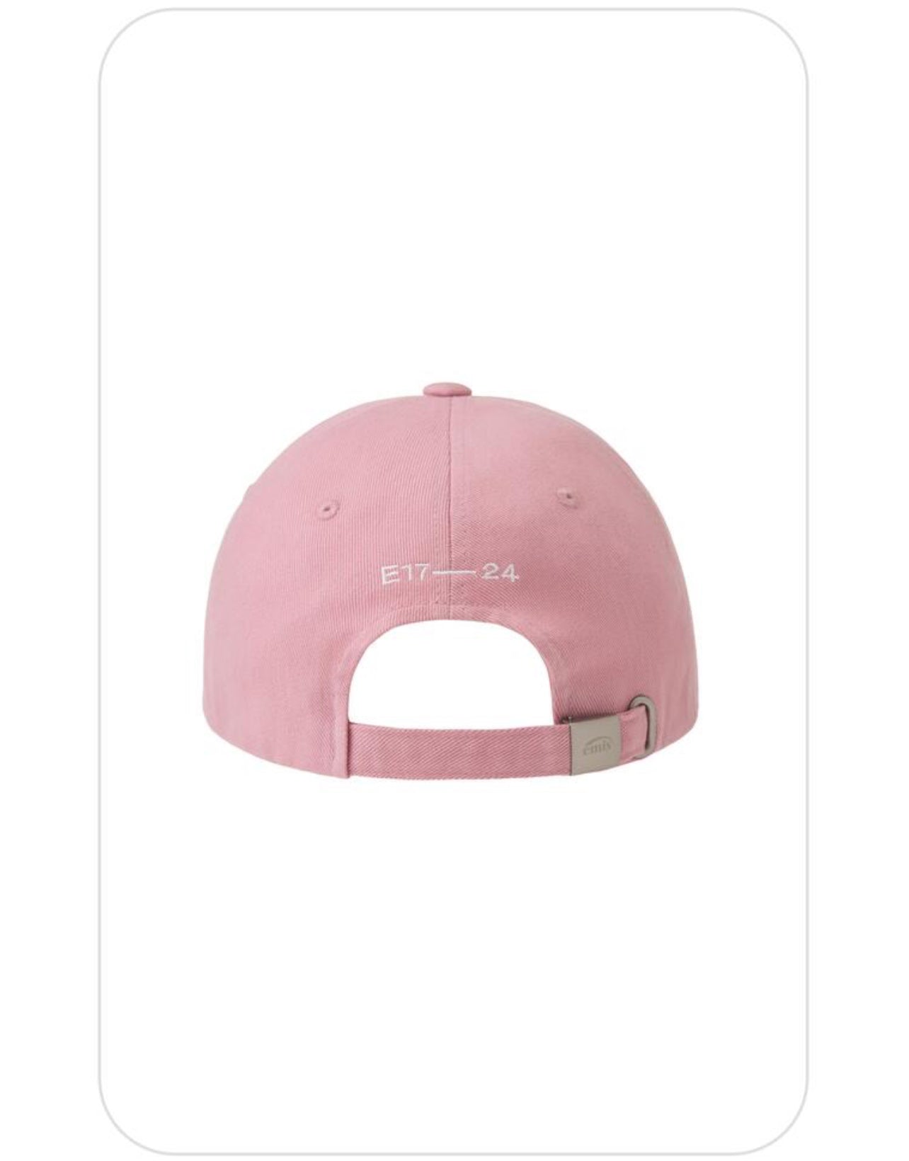 EMIS HEART WAPPEN BALL CAP-PINK (Preorder)