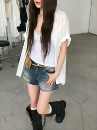 Korean APM Collection V Neck Cami Top-3 Colors (Instock)