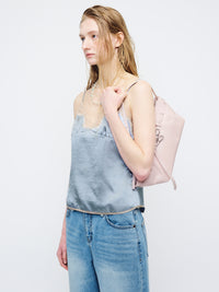 MARGE SHERWOOD Grandma Used Sling Bag – Pale Pink Cracked (Instock)