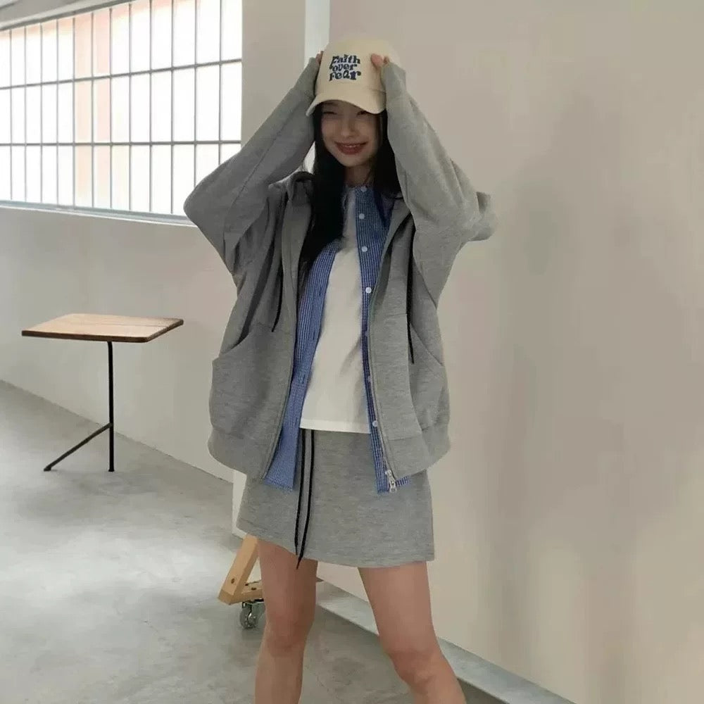 Korean APM Collection Zip Up Jacket-2 Colors (Instock)