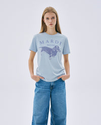 Mardi Mercredi SLIM TSHIRT DDANJI PASTEL_SKY (Instock)