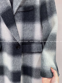Kelly Designs Lattices Wool Coat (Instock)