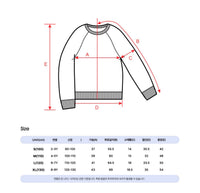 Mardi Mercredi Kids Sweatshirt Navy_Ivory(Preorder)