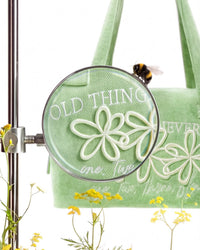 Korean Collection ONGO Flower Handle Pouch Bag - 3 Colors (Preorder)